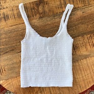 Forever 21 scrunchy crop top